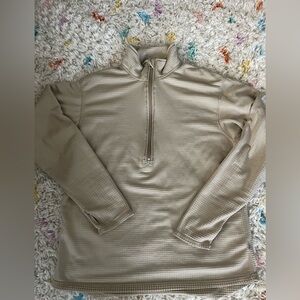 Polartec Men's Half-Zip Thermal Pullover Sweater - Beige 2 each